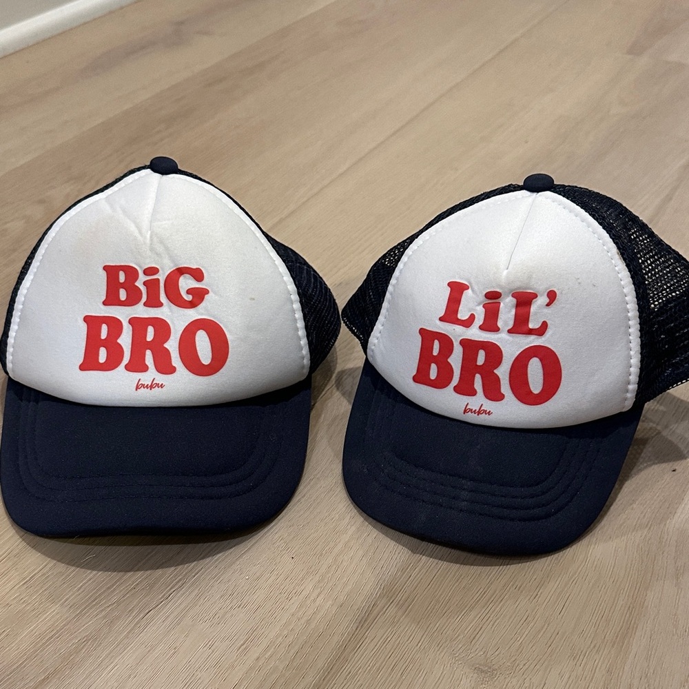 Banana Republic Black and White Trucker Hats